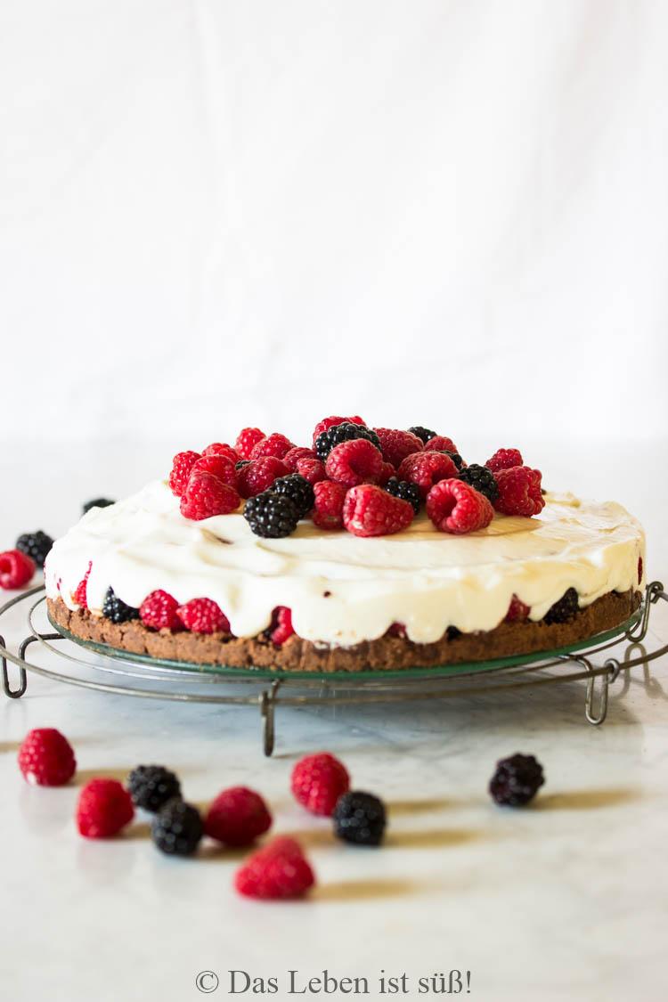 Rezeptbild: Himbeer-Joghurt-Kuchen