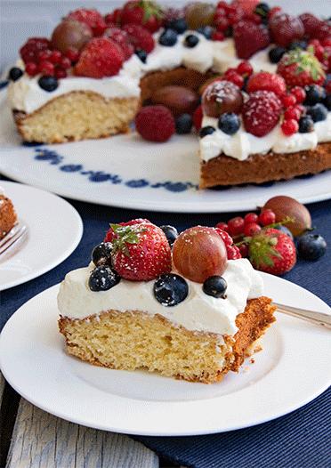 Rezeptbild: Beerenmix-Kuchen