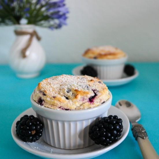 Rezeptbild: Brombeer-Soufflé