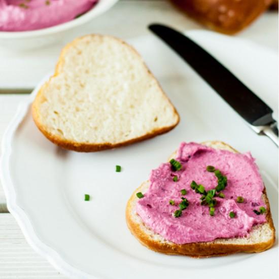 Rezeptbild: Rote-Beete-Frischkäse