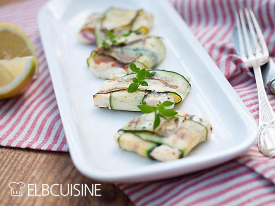Rezeptbild: Großartige Zucchini-Feta-Päckchen vom Grill!