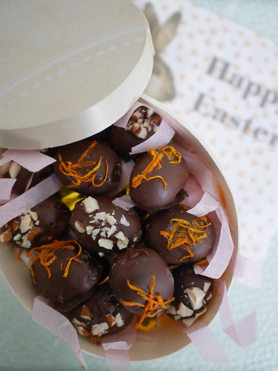 Rezeptbild: Zimt- und Orangen- Marzipaneier