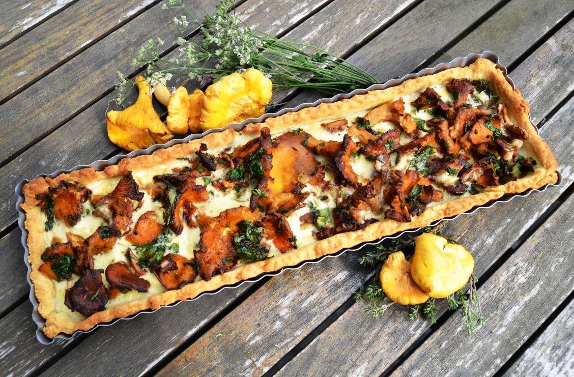 Rezeptbild: Pfifferling-Tarte 