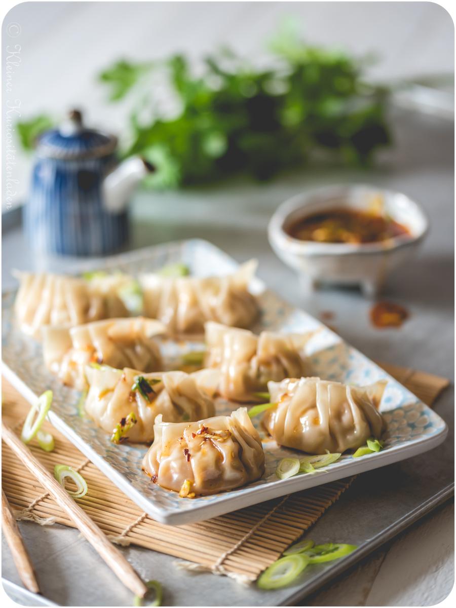 Rezeptbild: Gedämpfte Jiaozi mit Schweinefleischfüllung | 餃子 / 饺子