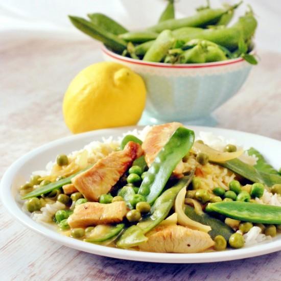 Rezeptbild: Erbsen-Curry mit Kokosmilch