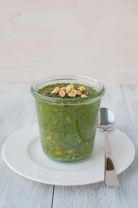 Rezeptbild: Grüne Overnight-Oats