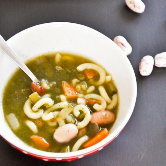 Rezeptbild: Soupe au pistou à ma façon