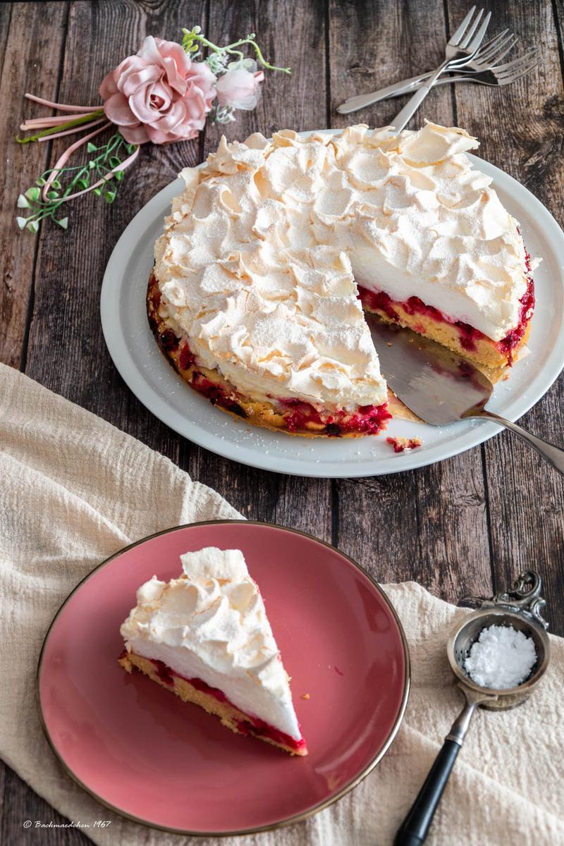 Rezeptbild: Johannisbeér-Baiser-Kuchen