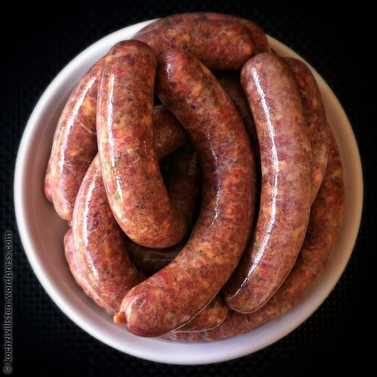 Rezeptbild: Bratwurst, Merguez-Style.