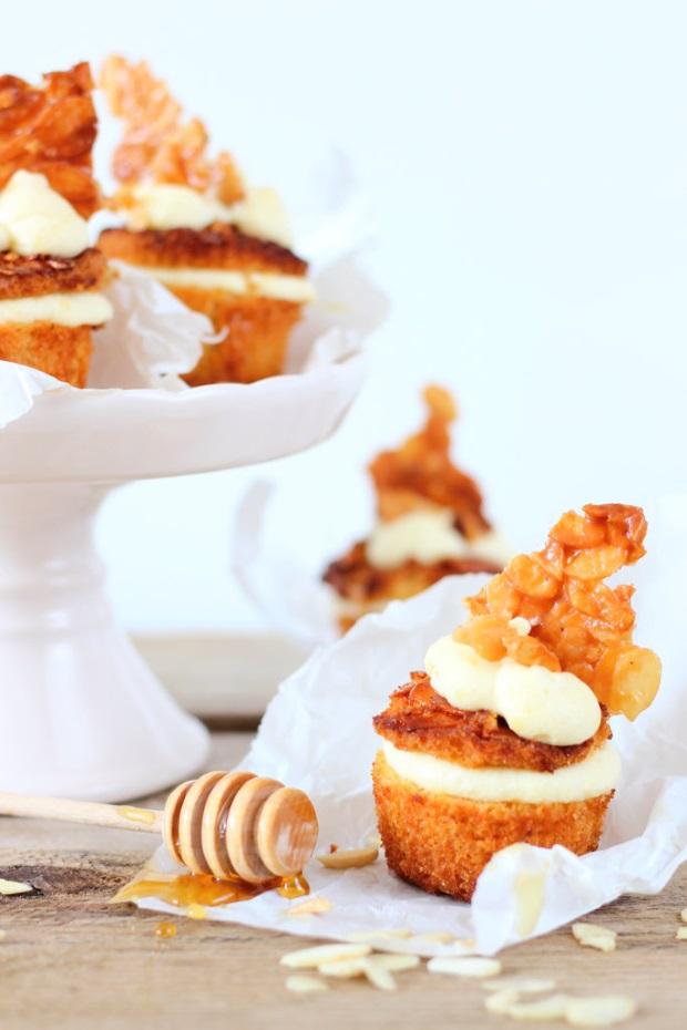 Rezeptbild: Bienenstich Cupcakes
