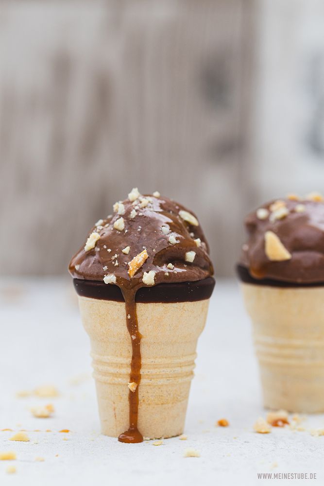 Rezeptbild: Softeis selber machen - Schokoladen-Tahini-Eis