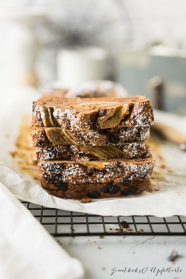 Rezeptbild: Schoko-Bananenbrot ohne Kristallzucker