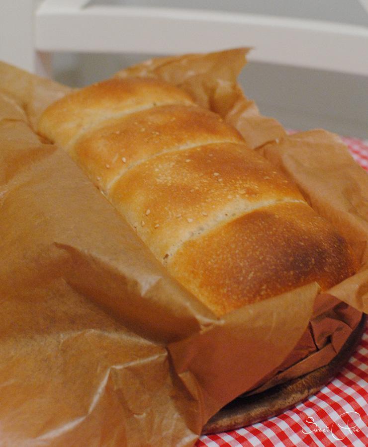 Rezeptbild: Sesam Toastbrot