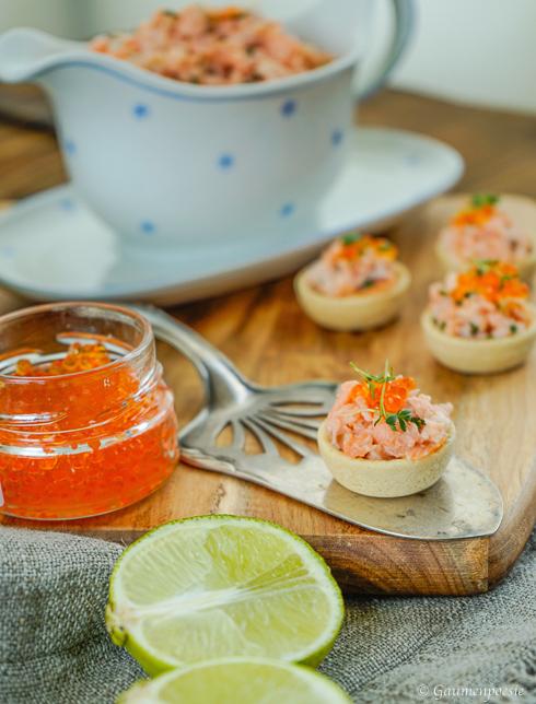 Rezeptbild: Räucherlachs - Tatar 
