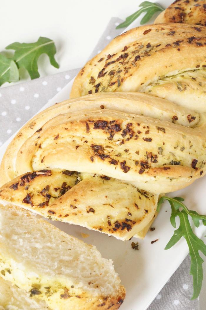 Rezeptbild: Pesto Baguette 