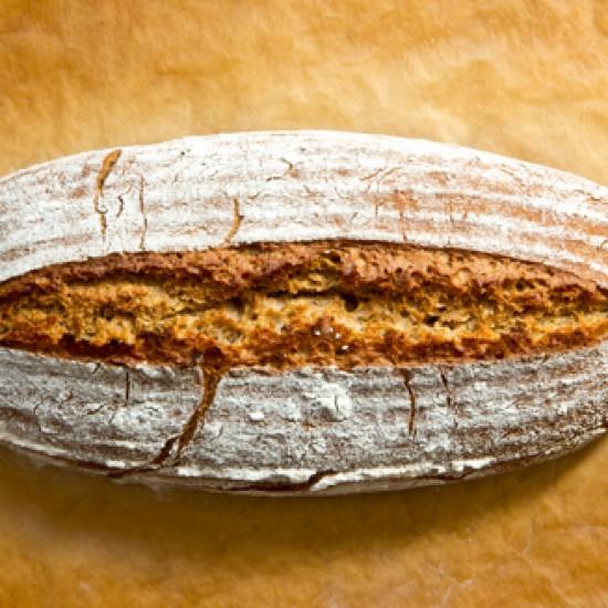 Rezeptbild: Roggenbrot mit Apfel