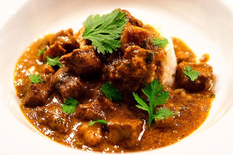 Rezeptbild: Indisches scharfes Rindfleisch Vindaloo-Style