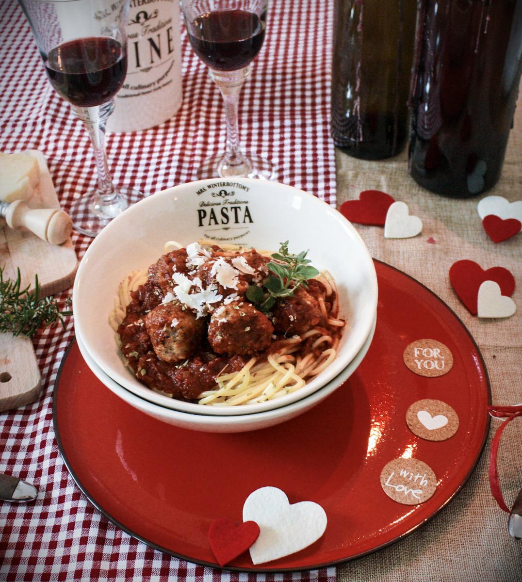 Rezeptbild: Spaghetti mit Polpette in Tomaten-Sugo