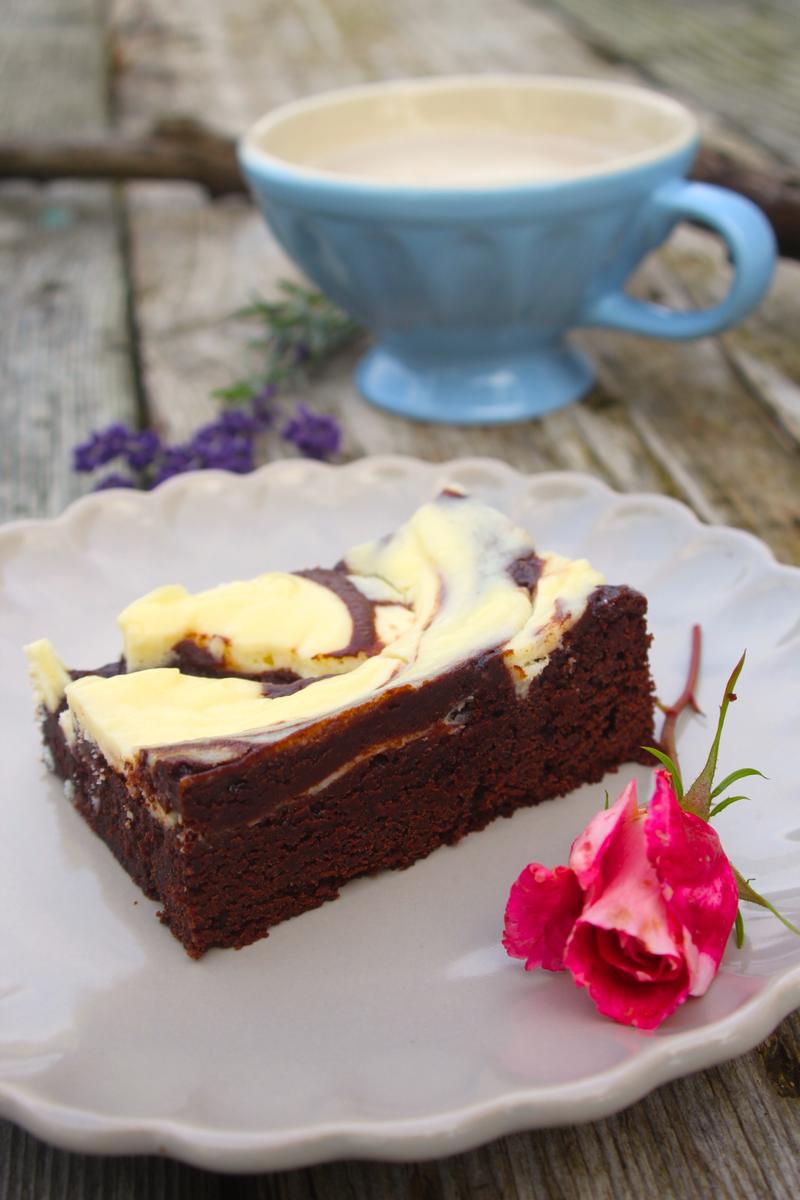 Rezeptbild: Brownie-Cheesecake-Swirl
