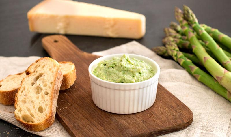 Rezeptbild: Leckerer Spargel-Ricotta-Dip