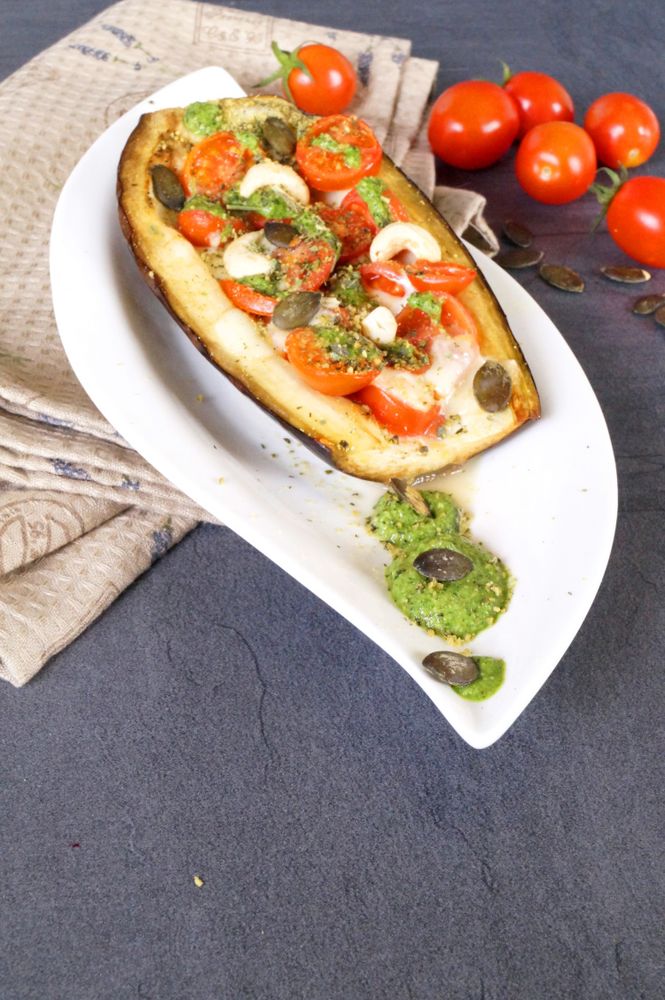 Rezeptbild: überbackene Melanzani 