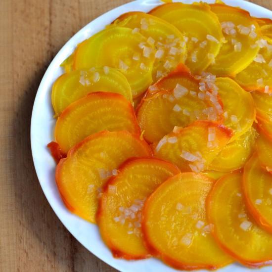 Rezeptbild: Fränkischer Gelbe Beete-Salat