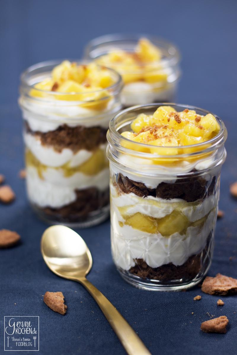Rezeptbild: Mango-Spekulatius-Ingwer-Creme