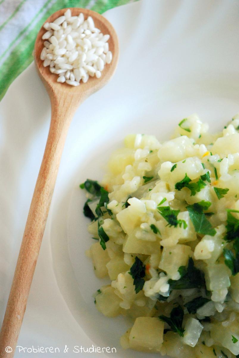 Rezeptbild: Kohlrabi-Risotto mit Petersilie