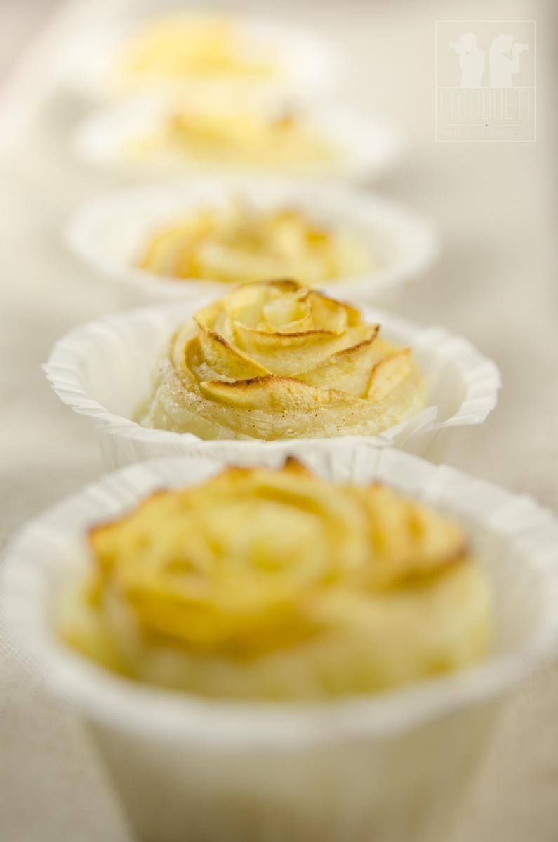 Rezeptbild: Blätterteig-Apfelrosen