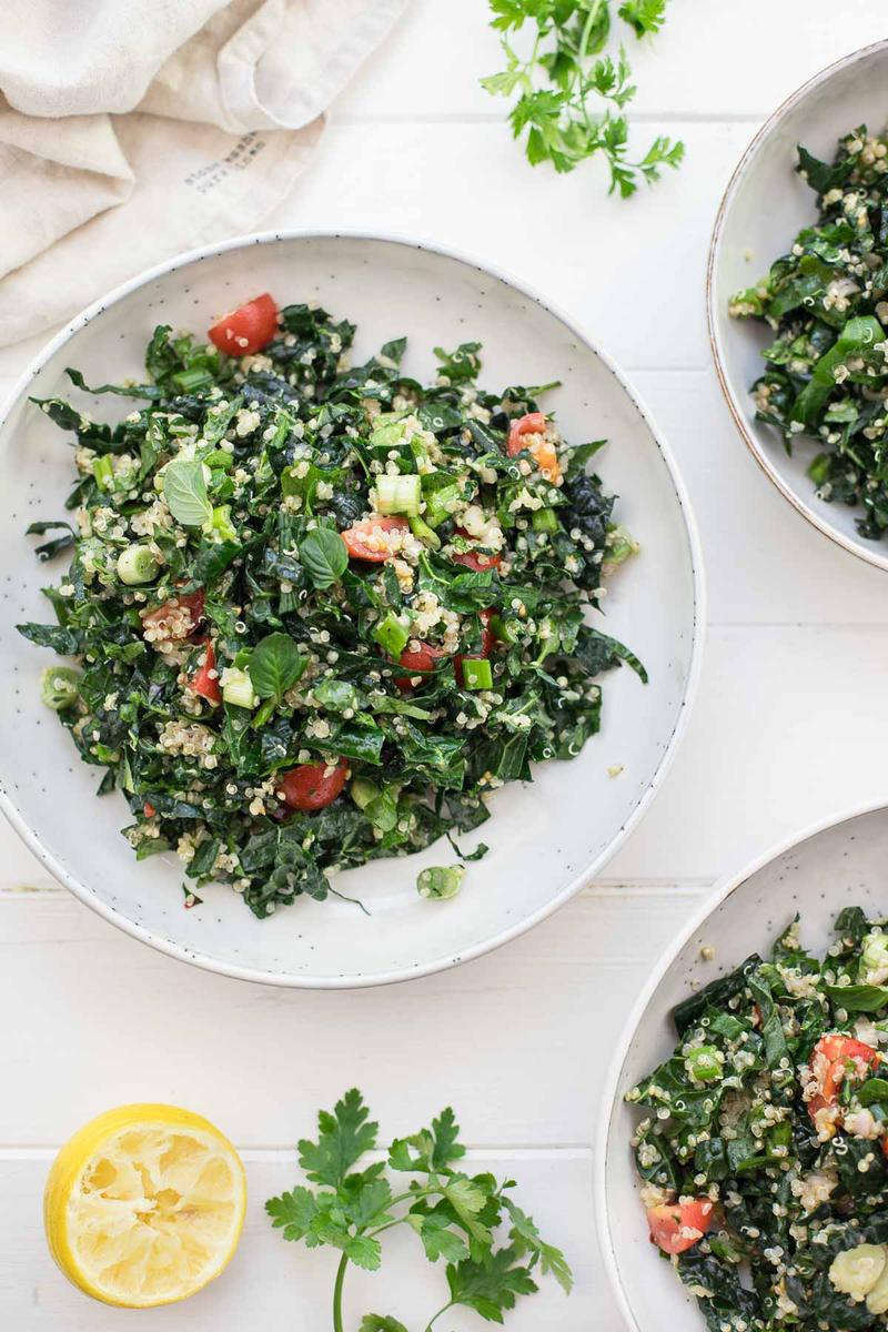Rezeptbild: Tabouleh-Salat mit Schwarzkohl und Quinoa