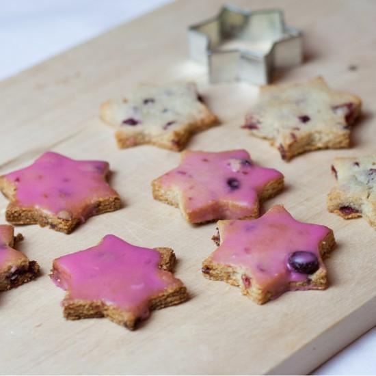 Rezeptbild: Mandel-Cranberry-Kekse