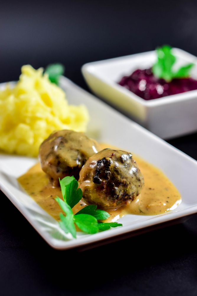 Rezeptbild: Schwedische Hackbällchen in Rahmsoße
