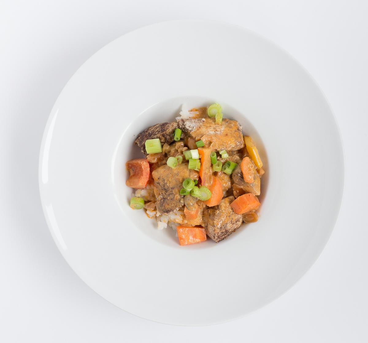 Rezeptbild: Asiatisches Huhn mit Erdnusssauce