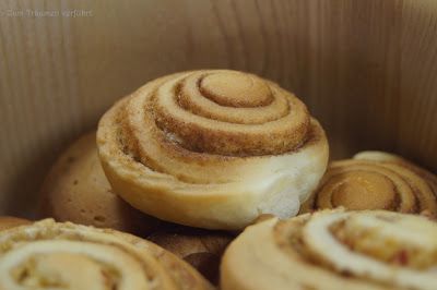 Rezeptbild: Schneckennudeln mit zweierlei Füllung