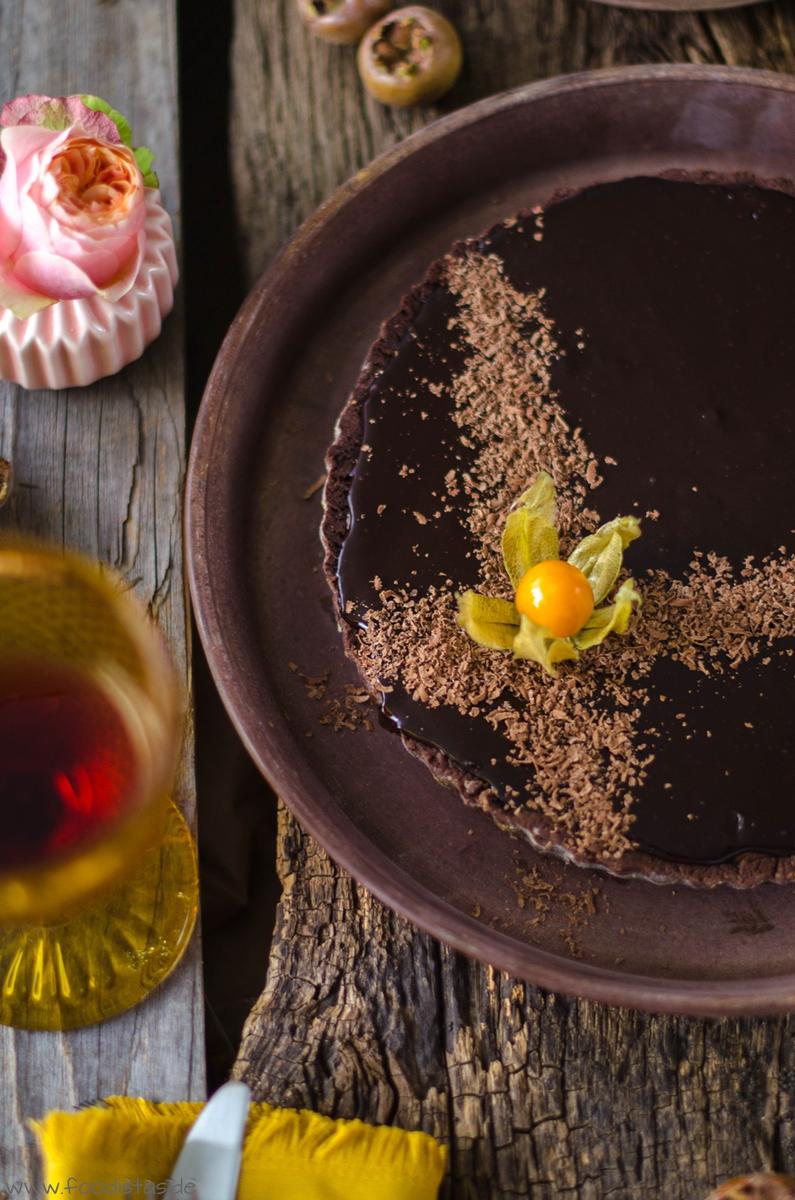 Rezeptbild: Schokoladen Kürbis Tarte
