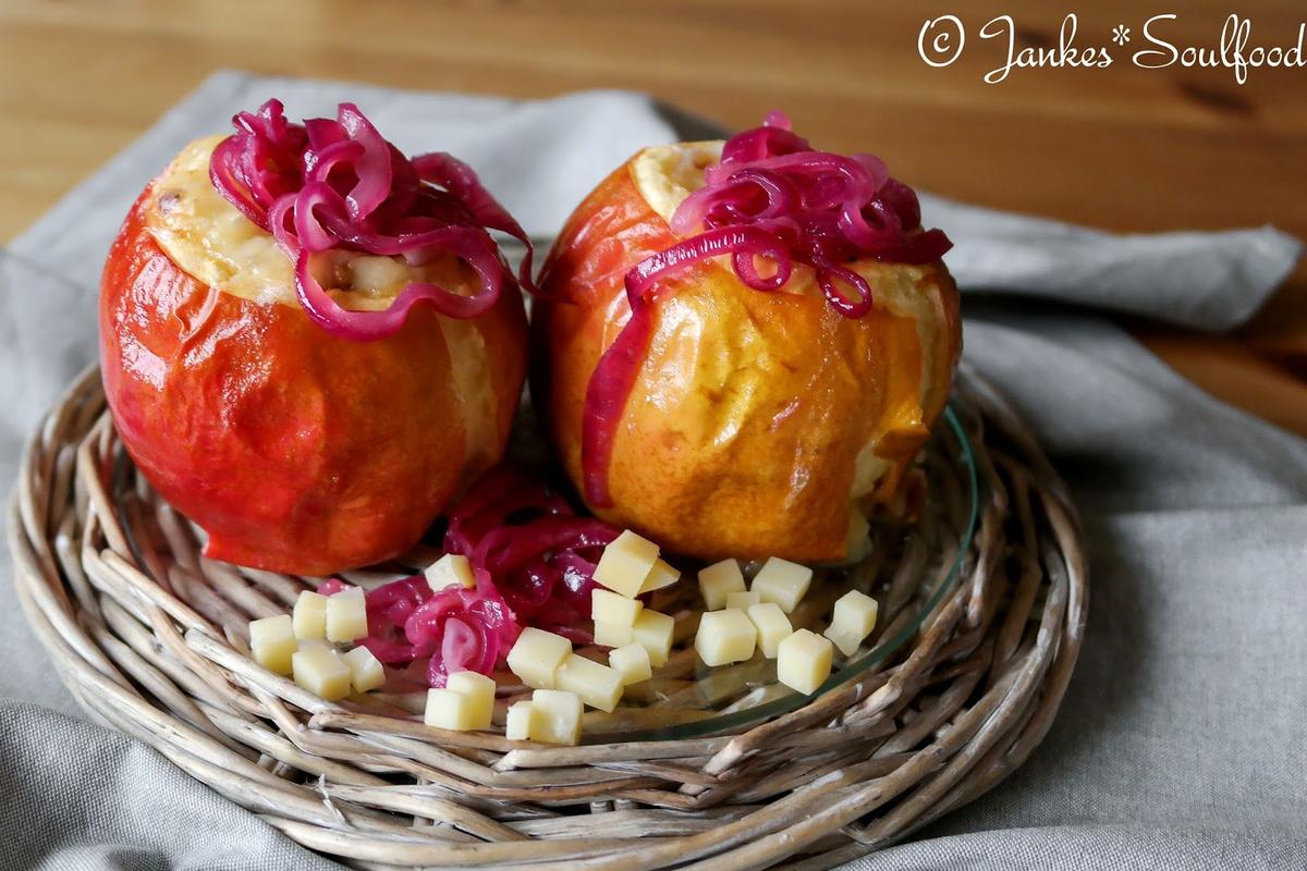 Rezeptbild: Herzhafter Bratapfel 