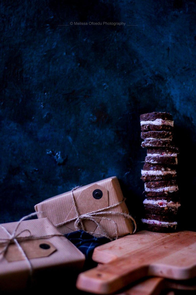Rezeptbild: Last Minute rohvegane Muskat & Cranberry Cookies 