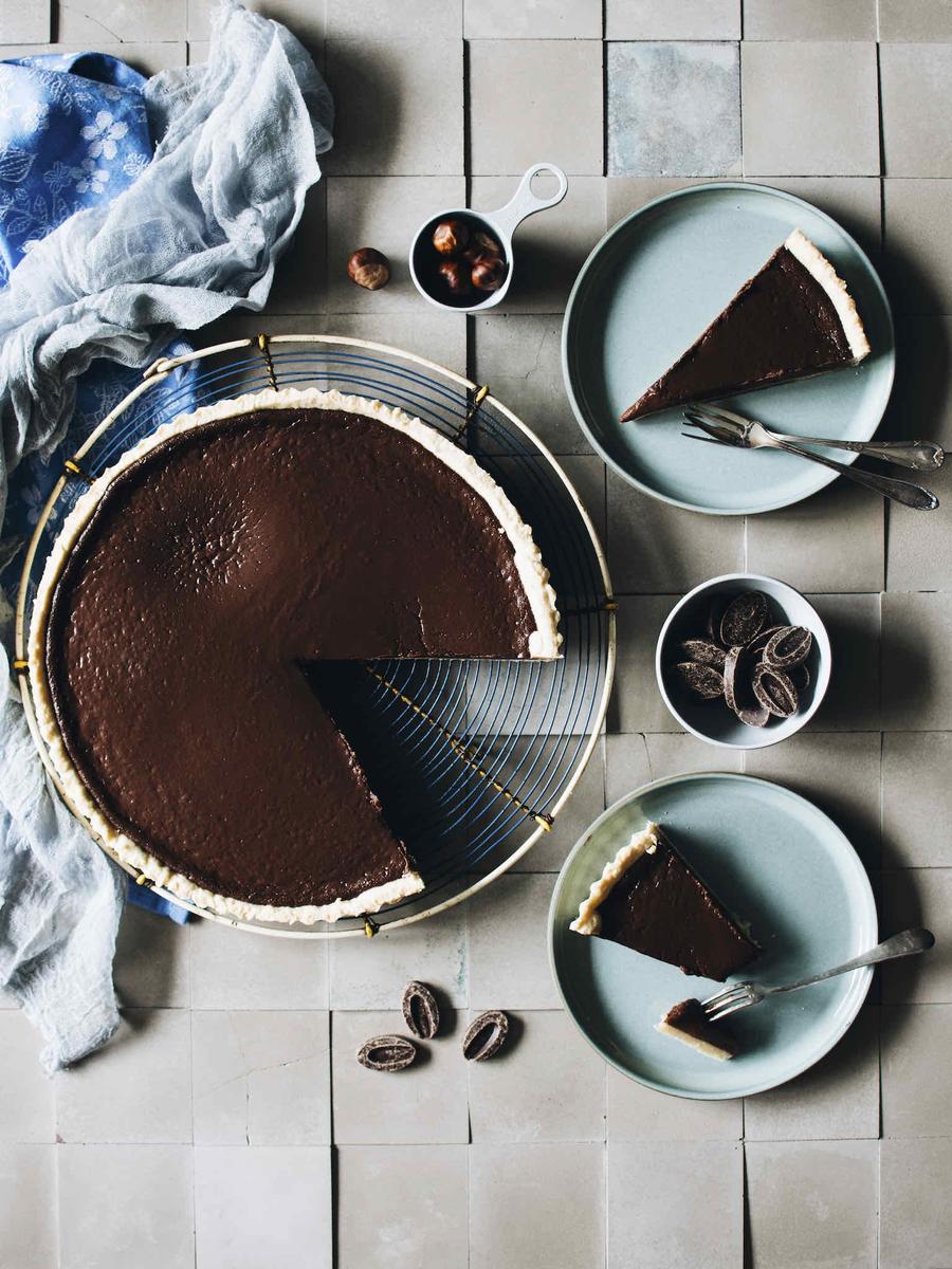 Rezeptbild: ESSKASTANIEN-TARTE