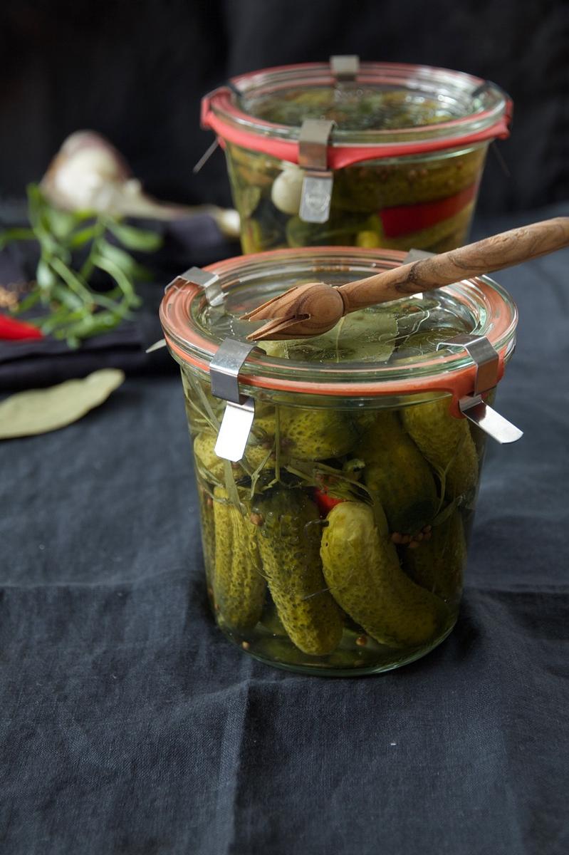 Rezeptbild: Khiyar Shoor - eingelegte Salzgurken