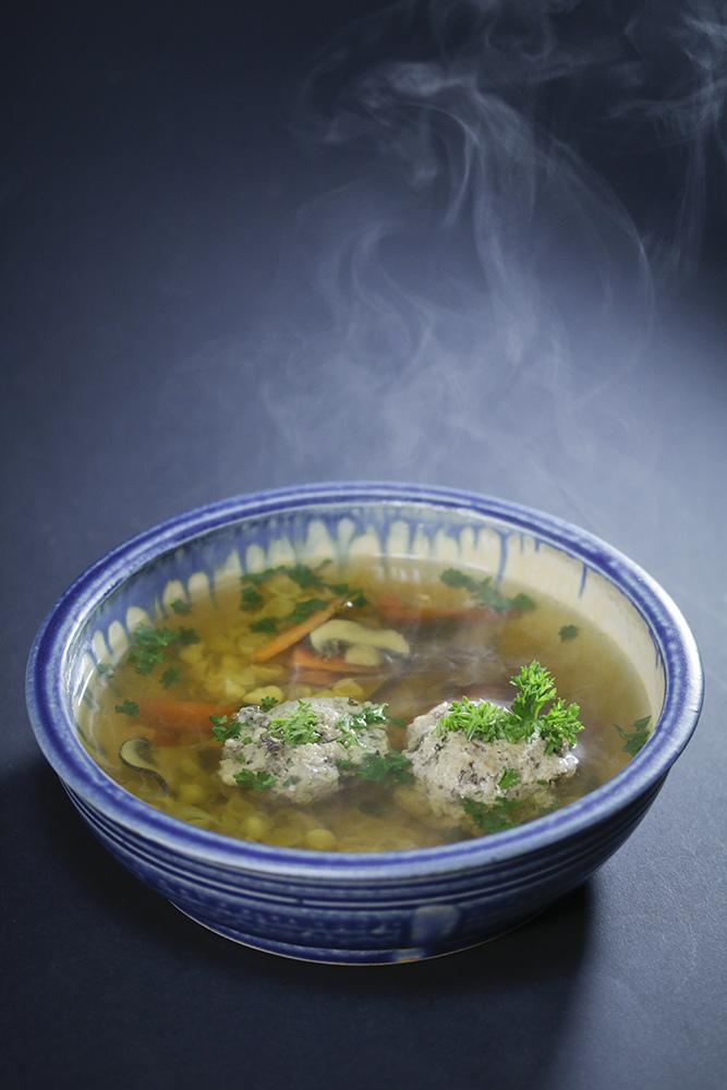 Rezeptbild: Reh-Leberknödelsuppe
