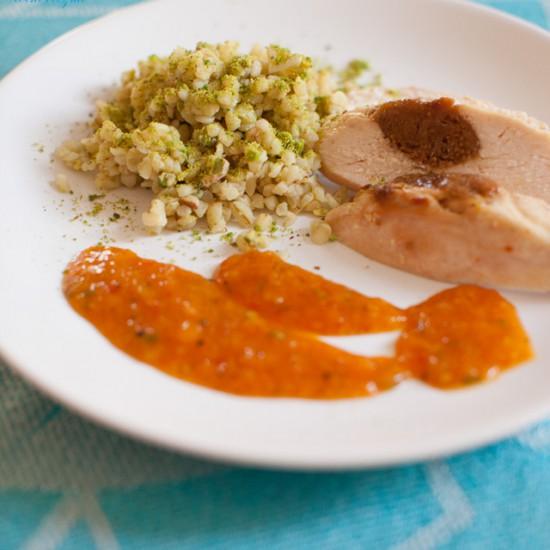 Rezeptbild: Orientalische Aprikosensauce mit Rosmarin