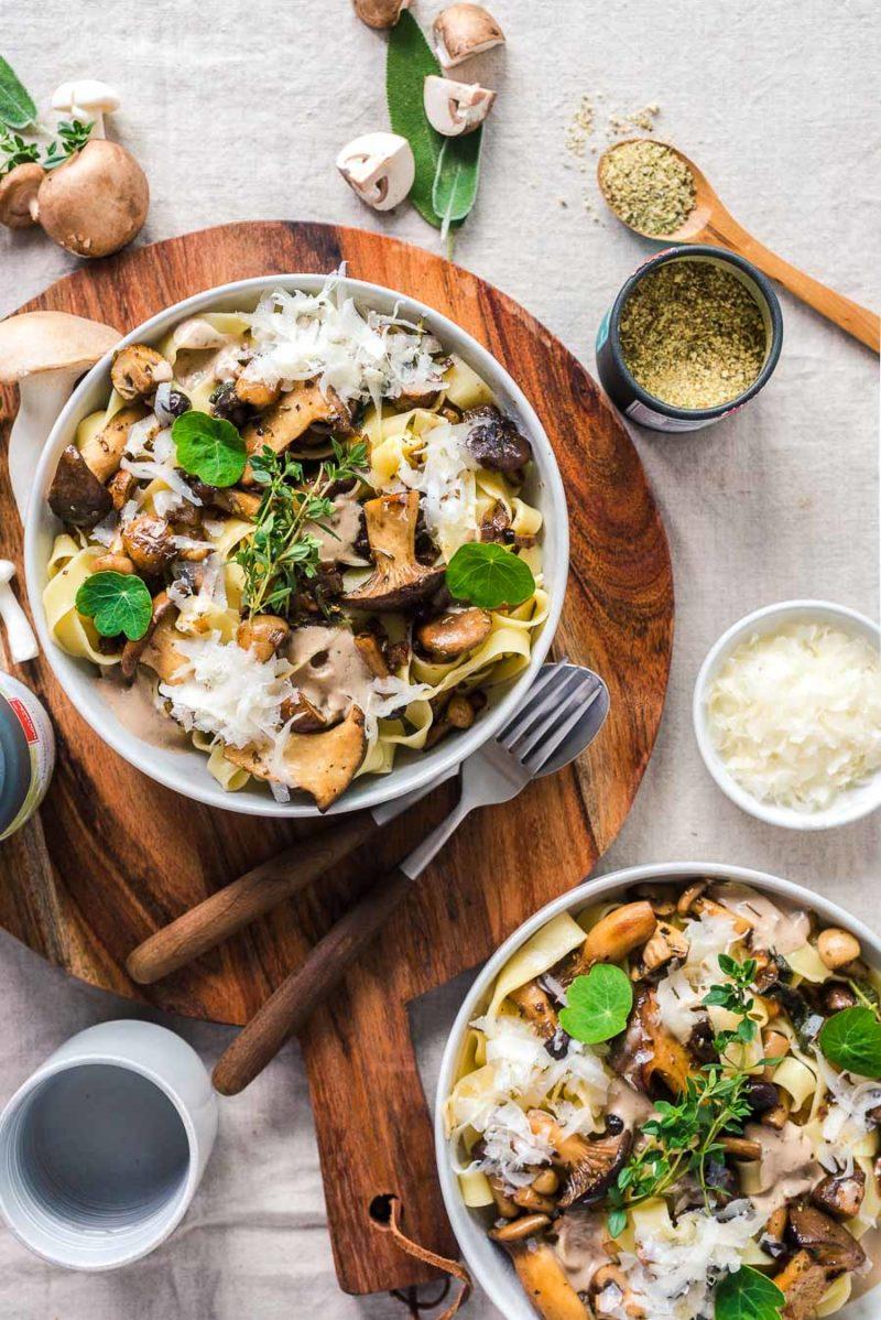 Rezeptbild: Herbstliche Pilz Pasta