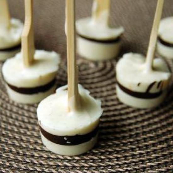 Rezeptbild: Heiße Schokolade am Stiel