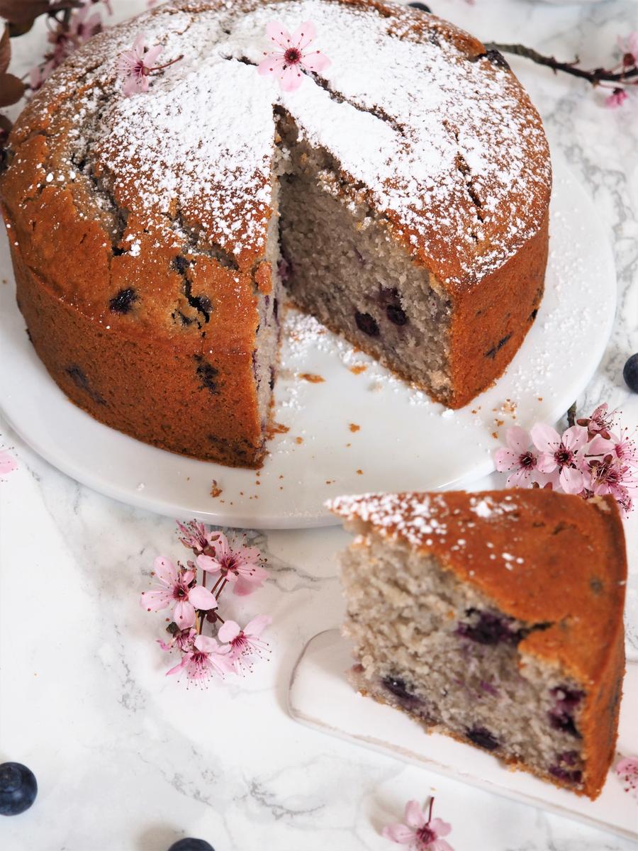 Rezeptbild: Heidelbeerkuchen vegan