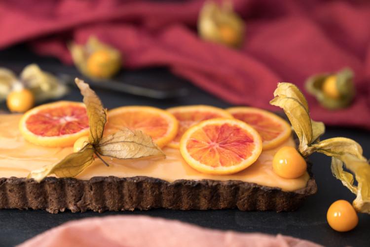 Rezeptbild: Blutorangen-Tarte
