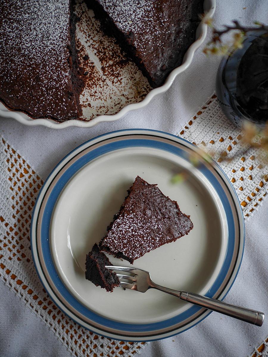 Rezeptbild: Schwedischer Schokoladenkuchen (Kladdkaka)