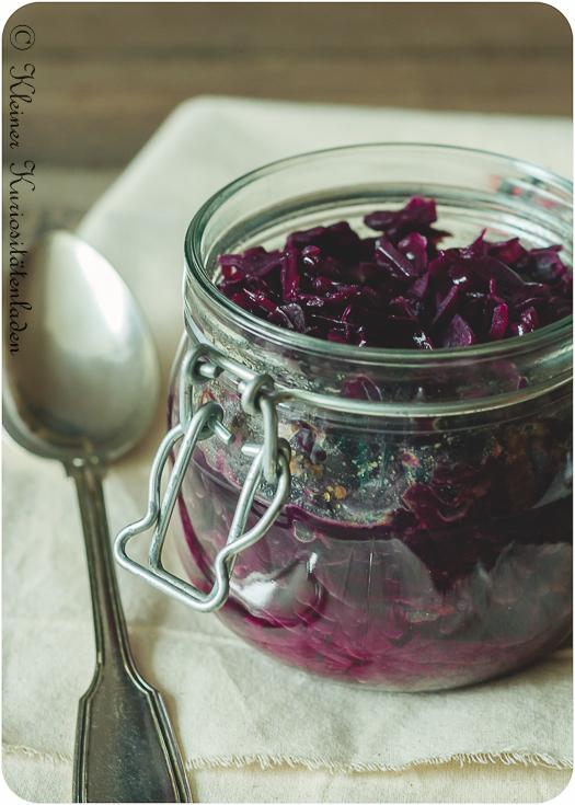 Rezeptbild: Karamellisierter Apfelrotkohl mit Schwarzessig 