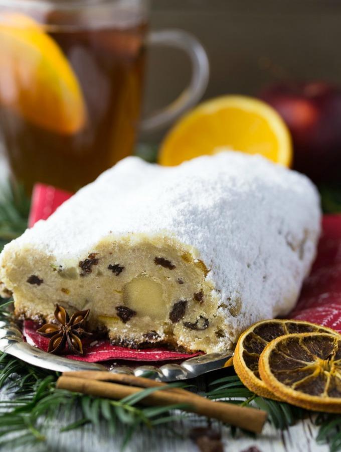 Rezeptbild: Veganer Stollen mit Marzipan
