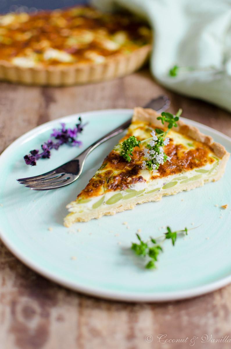 Rezeptbild: Dicke Bohnen und Feta Tarte