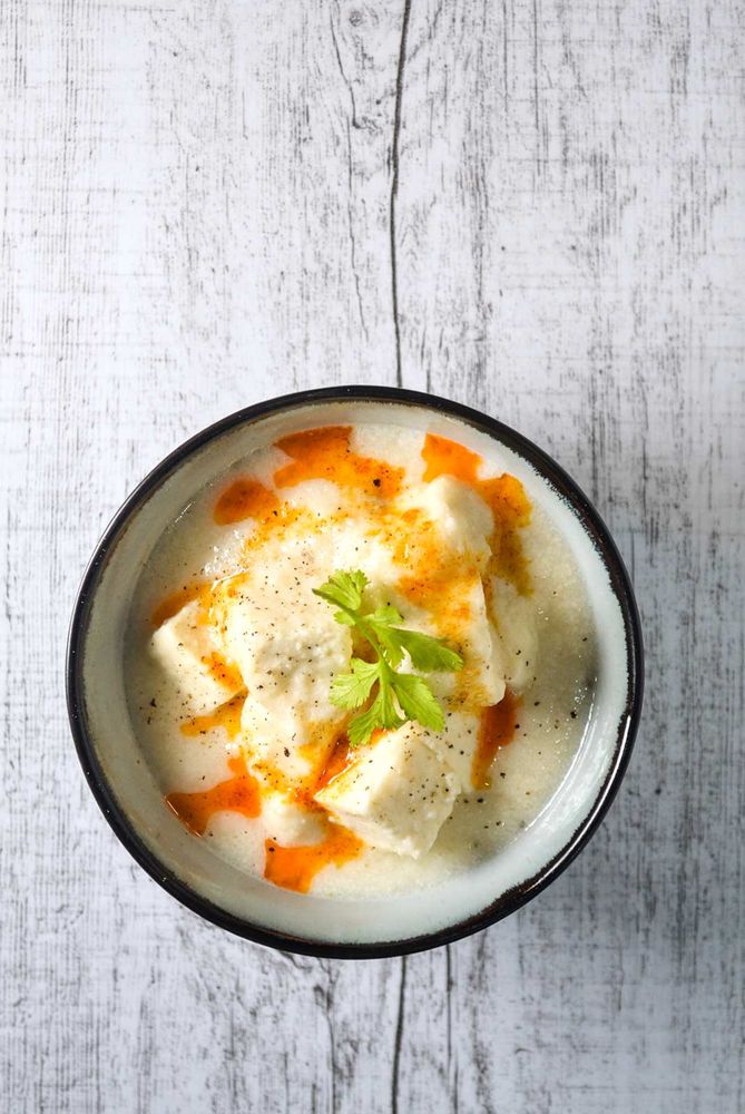 Rezeptbild: Malai Paneer Korma – Indischer Käse in weißer Sauce
